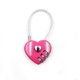 thumbnail image 1 of Cerradura de combinación, cuerda de alambre con forma de corazón cerradura de equipaje, cerradura de puerta pequeña, candado de pareja para bolsas de viaje, maleta, taquillas, mochilas, 1 of 5