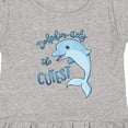 thumbnail image 4 of Inktastic Dolphin-itely the Cutest Girls Toddler Dress, 4 of 5