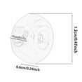 thumbnail image 7 of Dualoai 12mm Wheel Hex Hub Drive Adapters 1/10 10208 1/12 H12Y H12Y+ Titanium Color, 7 of 7