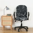 thumbnail image 7 of Printed Computer Office Chair Covers,Fit Universal Stretchy Rotating Chair Slipcovers Removable Washable Anti-Dust Spandex Chair Protector Cover for Office-M, 7 of 7