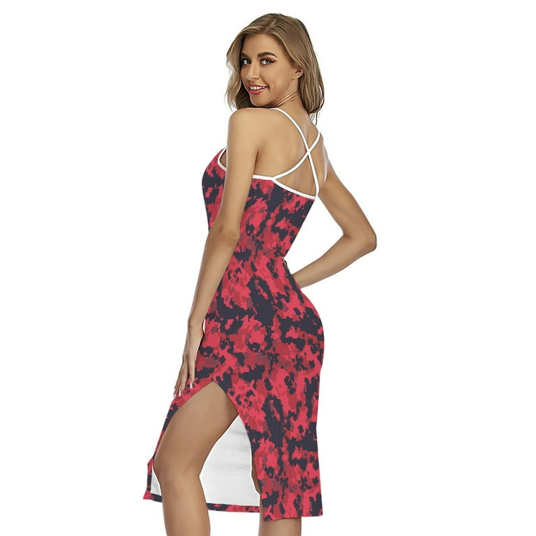 camouflage bridesmaid dresses Twist Back Satin Bridesmaid Dress main image 0