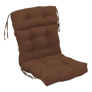Blazing Needles 22-inch by 45-inch Solid Twill Tufted Chair Cushion