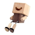 thumbnail image 4 of Pequeña figura de madera con pies tambaleantes, decoración de escritorio, muñeca tambaleante, divertida, Estilo A, 4 of 9
