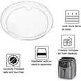 thumbnail image 2 of GYZOUKA 3PCS Fryer Rack Set 8 Inch Dehydrator Rack 304 Stainless Steel Stackable Multi Layer Fryer Basket (Round), 2 of 8