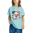 thumbnail image 6 of Blue Tops for Children Boy Girl Summer Fall Short Sleeve Independence Day Flag Graphic Lounge Kawaii Top T Shirt Blouse Kid 2026 Clothes Trendy Country Concert Y2K 3 Years, 6 of 6