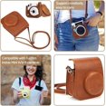 thumbnail image 2 of Instax Mini 12 Camera Case (Green), Soft PU Leather Protective Camera Storage Bag with Shoulder Strap and Built-in Pocket, Instant Camera Accessories, 2 of 4