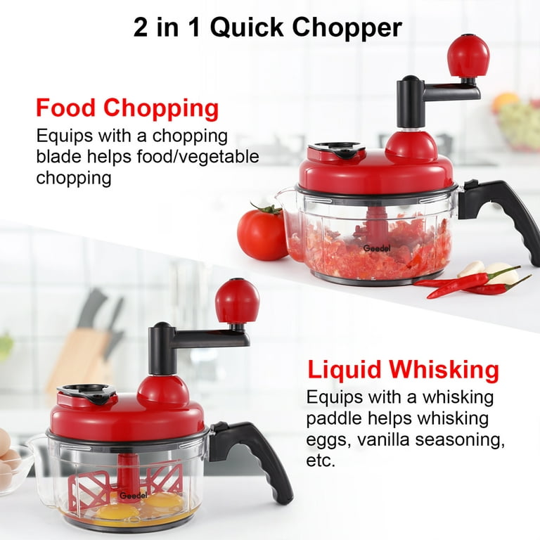 Manual Food Chopper With Dehydration Basket Food Chopper Manual Hand Dicer  Chopper Cutter Small Food Processor Kitchen Chopper