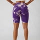 thumbnail image 3 of Women Tie Dye Yoga Shorts, Skin Friendly High Waist Seamless Women Yoga Shorts  For Fitness For Everyday Wear ANGGREK Púrpura Dalí S, 3 of 6