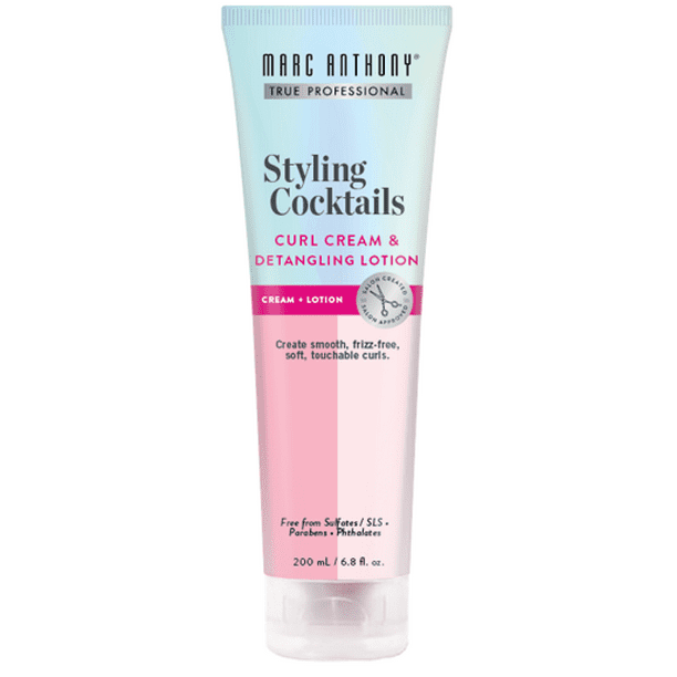 Marc Anthony Styling Cocktails Curl Cream & Detangling Lotion, 6.8 Fl