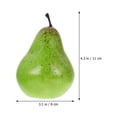 thumbnail image 2 of NICEXMAS 6pcs Pear Models Artificial Lifelike Simulation Pear Decors Household Fruit Models, 2 of 6