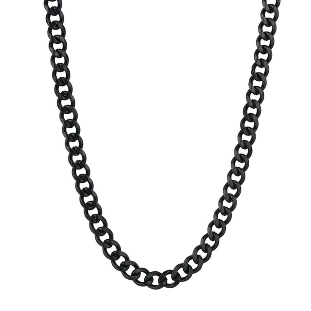 Guardurnaity Collar Pulido único Cadena simple Exquisito Ocio Elegante Colgante de seis lados Navidad Boda Regalos de cumpleaños Ropa, zapatos y accesorios Miscelánea Negro cincuenta