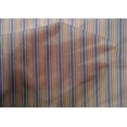 thumbnail image 3 of oneOone Tissu de Soie Coton Imprimé à Rayures Multicolores BTY 42 Pouces de Large, 3 of 3