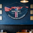 thumbnail image 4 of USA 250th Anniversary (1776-2026) Fan-Shaped Commemorative Flag - Patriotic "America 250 Years of Freedom" Bunting for Porch, Party & Home Decor Style 8, 4 of 5