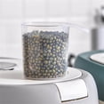 thumbnail image 2 of Cubo dispensador de arroz Caja a prueba de insectos Grano de plástico Comida para el hogar Frutas Aperitivos Contenedor de almacenamiento Taza medidora Gris 10 kg Advancent  HA009033-02B, 2 of 6