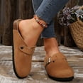 thumbnail image 6 of Women’s Comfortable Slide Sandals with Cork Footbed for Beach & Casual Wear, 6 of 10