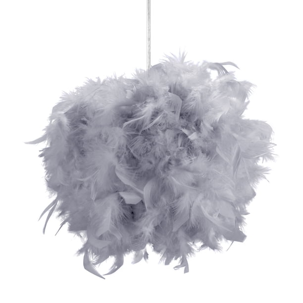 Lámpara Colgante De Plumas, Lámpara Colgante Romántica De Plumas De Ensueño Para Dormitorio, Sala De Estar Y Salón Yuarrent HA026050-03