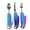 Purple, variant on 3 Piece Adaptive Bendable Utensil Set Anti-Tremor Silverware Spoon Fork Knife For Elderly Arthritis Stroke Hand Mobility Impairment Dining Aid Kit