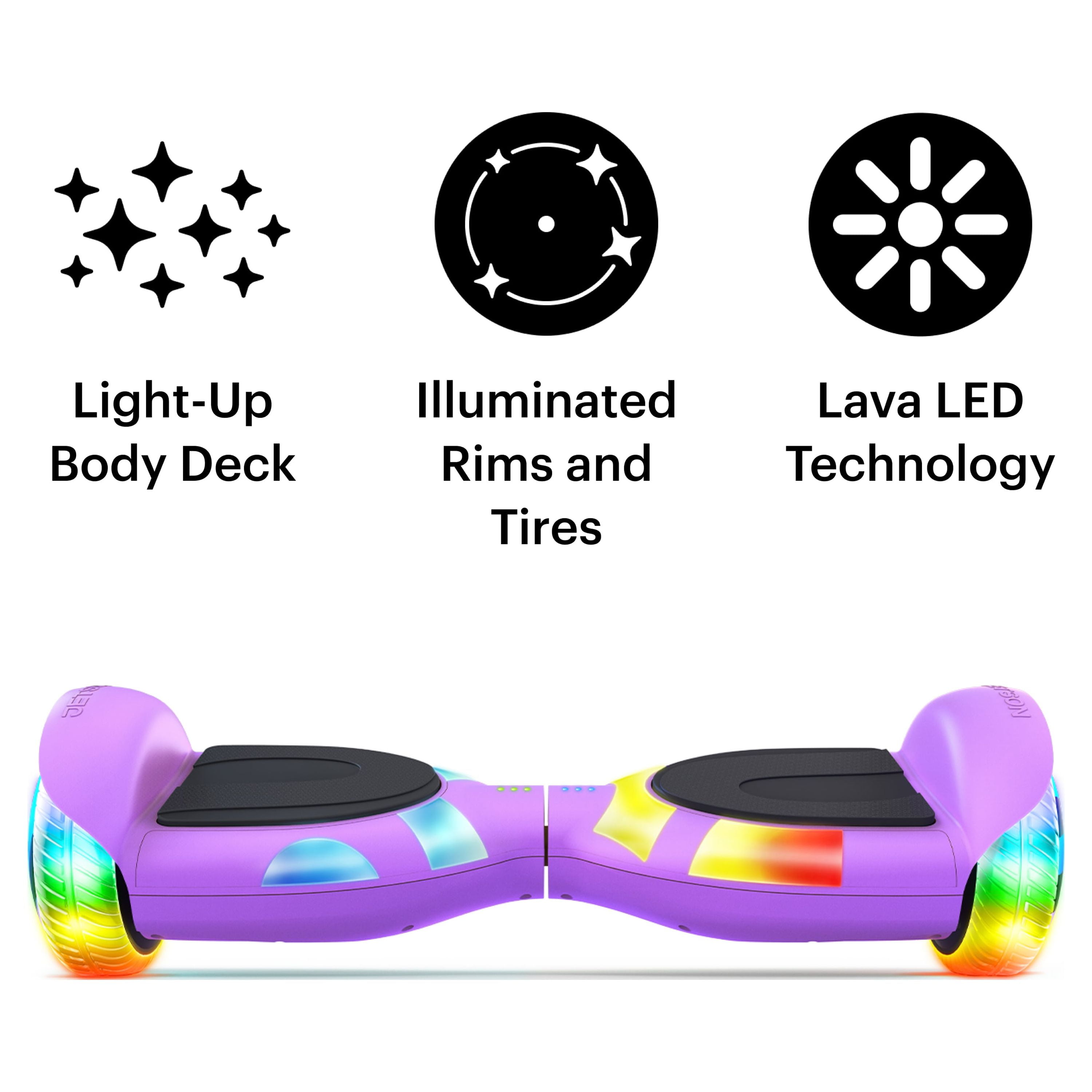 Jetson Litho X All-Terrain Hoverboard for Adults, Purple, 12