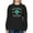 Black, variant on Alpha Centauri Athletics - Alien Sports Emoji Graphic Graphic Women's Sweatshirt