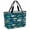 Blue, variant on Pink Fishes Beach Bag for Women, Large Breathable Mesh Beach Tote Bag, Cartoon Coastal Ocean Fish Striped Sandproof Lightweight Travel Bags for Vacation Picnic Swimming Pool 15.7"x15.7"x9.1"