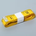 thumbnail image 1 of Cinta métrica de doble cara para modista de 2 piezas, regla de tela para modista de sastre de 3 m y 120 pulgadas, cinta métrica amarilla, 1 of 5