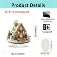 thumbnail image 4 of PEIBang Christmas Table Decorations,Snow House Decor Christmas Centerpiece,Christmas Village Houses for Home Kitchen, 4 of 5