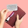 thumbnail image 6 of Engraved Metal Wallet Card for Men Women, Personalized Anniversary Valentine's Day Gift, Love Message Card, Husband Boyfriend Girlfriend Wife Gift Idea, Unique Keepsake Card for Wedding Proposal, 6 of 7