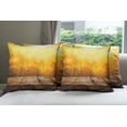 thumbnail image 6 of Ambesonne Fall Throw Pillow Cover 4 Pack, Empty Tabletop and Wheat, 18", Brown Orange Yellow, 6 of 7