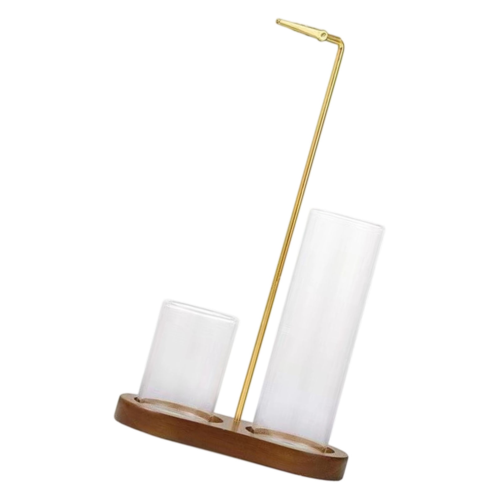 Glass ashes catcher incenses burners Vertical Anti Ashes Flying Holder with Glass Cup for Relaxation
