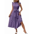 thumbnail image 2 of Women Summer Casual Midi Maxi Dresses Short Sleeve XXL, 2 of 9