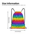thumbnail image 7 of Kuqiui Bright Rainbow Print Drawstring Backpack Drawstring Bags,Draw String Back Bag Drawstring Bags for Sports,Gym,Travel,Swimming,Beach, 7 of 7