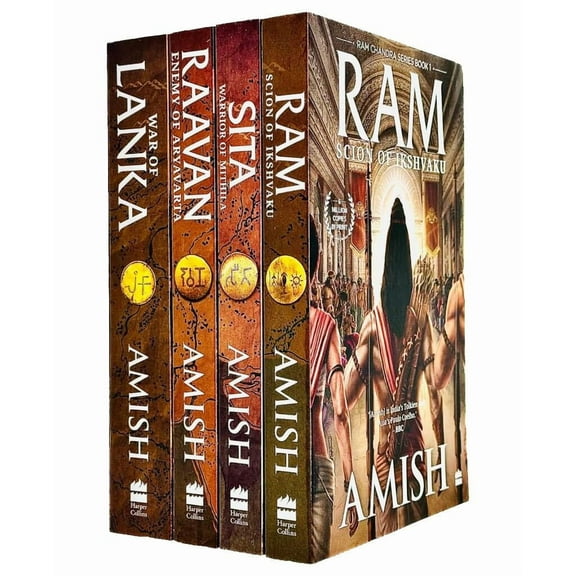 The Ram Chandra Series by Amish Tripathi 4 Books Collection - Fiction - Paperback