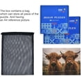 thumbnail image 6 of Two Scottish Highlands Cow 500 Piece Large Jigsaw Puzzle for Adults - Game Interesting Toys - Hand Made Puzzles Personalized Gift（554） Decor Gift, 6 of 7