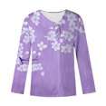 thumbnail image 4 of Blusas de Manga Corta para las Mujeres Casual Color Sólido Botón-Arriba Camiseta, Top de Moda para el Hogar Y el Uso Diario, 4 of 9