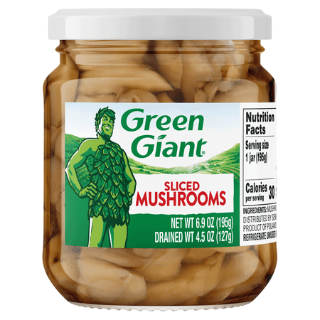 Green Giant Sliced Mushrooms 4.5oz Jar