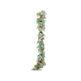 thumbnail image 2 of Christmas Garlans Artificial Eucalyptus Garland with Red Berries Pine Cones Faux Greenery Hanging Garlands Christmas Vine Table for Holiday Stairs Wall Fireplace Mantel Indoor Outdoor Decor (C), 2 of 7