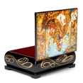 thumbnail image 4 of STP GOODS Sorochyntsi Fair Lacquer Trinket Box 3.1x4.1" (8x10.5 cm) Wooden Decorative Jewelry Box Keepsake Handmade Jewelry Storage Organizer Trinket Case, 4 of 6