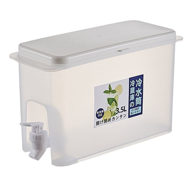Recipiente De Agua De 3,5 L Con Dispensador De Bebidas De Grifo Cubo De Rotación De 360 Grados Vaso De Agua Hervidor De Jugo Refrigerador De Tetera Fresca Methold HA036693-00