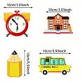 thumbnail image 2 of Back to School Wooden Hanging Ornaments, 24Packs Colorful Print for Classroom Decor B, 2 of 6