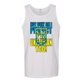thumbnail image 2 of Not Only Am I Perfect I'm Ukrainian Too! Mens Graphic Tank Top, White, X-Large, 2 of 4