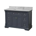 thumbnail image 5 of Sydney 48" Bathroom Vanity with Marine Gray Cabinet and Carrara Marble Top, 5 of 6