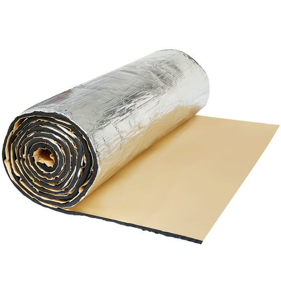 Unique Bargains 6mm 236mil Automobile Car Audio Sound Deadener Heat Insulation Dampening Mat 10.76sq.ft