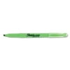Sharpie Accent Retractable Pocket Highlighter, Chisel Tip, Green, 12 Count