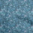 thumbnail image 1 of oneOone Polyester Spandex Navy Blue Fabric Abstract Floral Sewing Craft Projects Fabric Prints By Yard 56 Inch Wide, 1 of 4