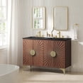 thumbnail image 7 of Modway Daylight 48" Solid Mango Wood Double Sink Bathroom Vanity in Black/Walnut, 7 of 7