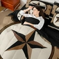 thumbnail image 4 of Manfei Texas Star Bedding Comforter Set 7-Piece for Female Men,Western Theme King Bedding Sets,Vintage Aesthetics Ultra Soft Bed Sheets,Luxury Bedroom Decor,Reversible, 4 of 8