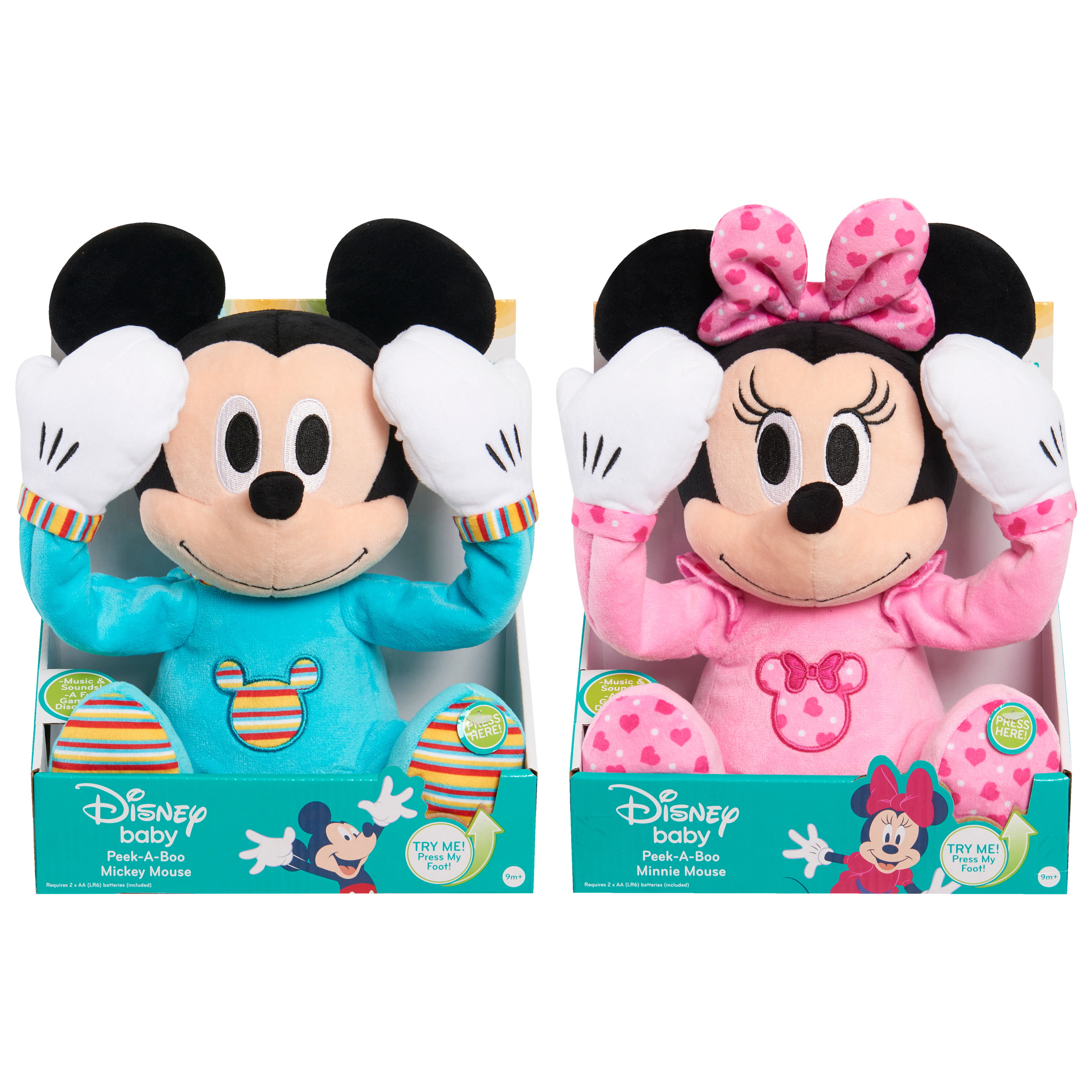 - Disney Posh Paws 9 inch Mickey Mouse Cord Plush Soft Toy 