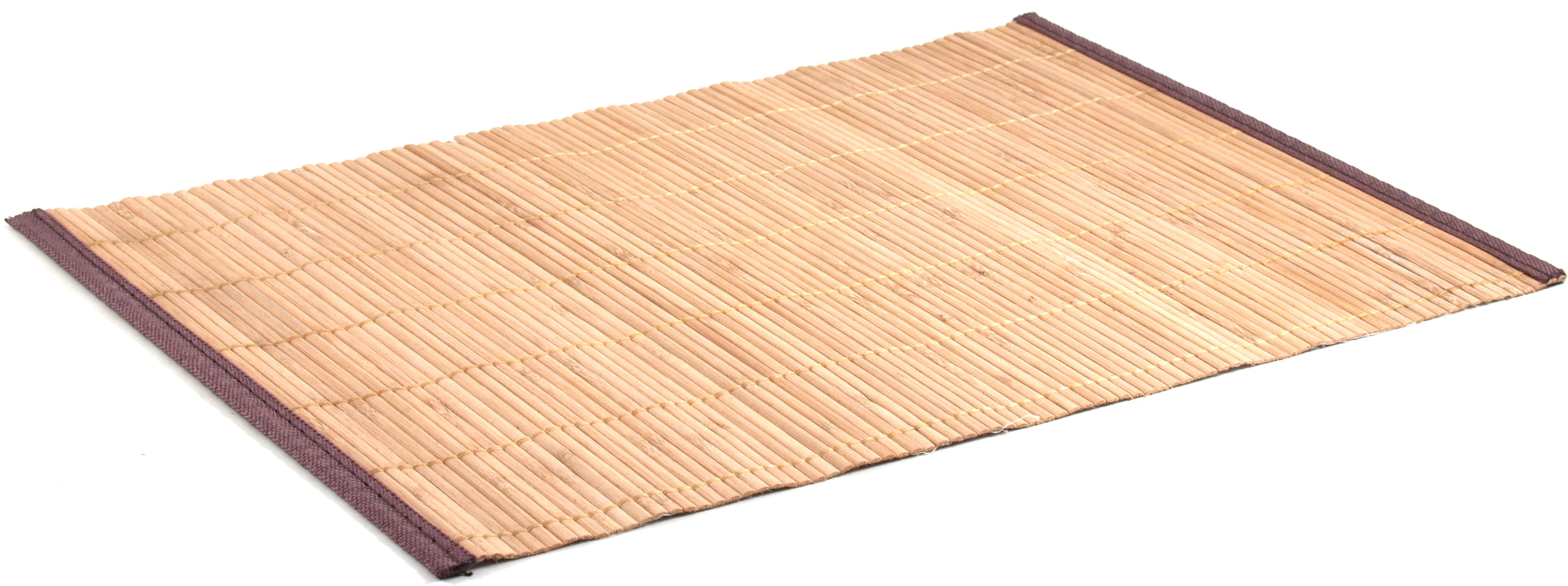 4 Pack Natural Rollup Bamboo Placemats Rectangle Dining Table Oriental Mat Decor 4 Pack Natural Rollup Bamboo Placemats Rectangle Dining Table Oriental Mat Decor