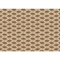 thumbnail image 1 of Ahgly Company Indoor Rectangle Patterned Golden Blonde Gold Area Rugs, 2' x 5', 1 of 1