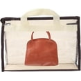 thumbnail image 5 of AVEKI Handbag Dust Bags, Clear Purse Storage Organizer S Size PVC Dustproof Handbag Cover Transparent Purse Protector, Beige 0601M, 5 of 5